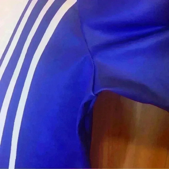 rosegal plus size tops 1X Blue With Lace Short Sleeve Crew Neck - Picture 12 of 13